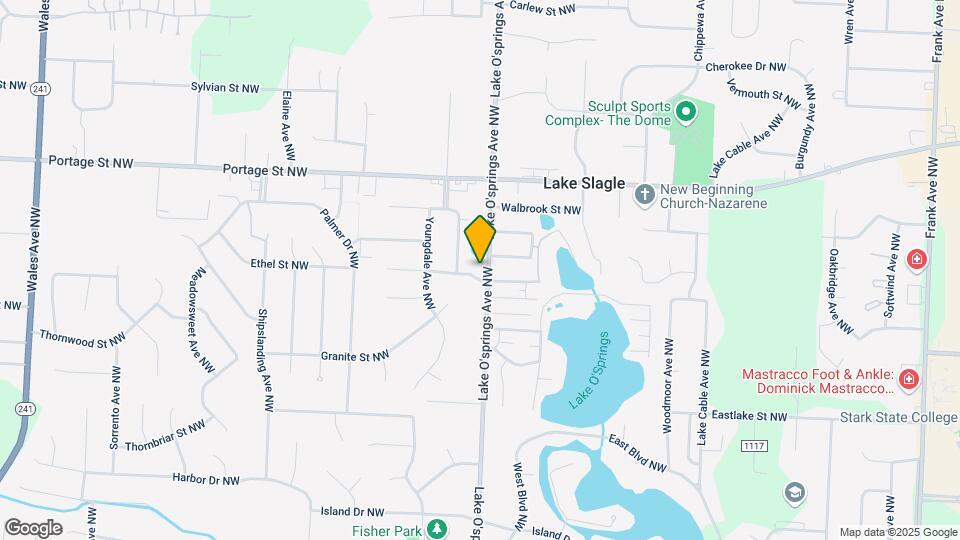 6517 Lake O Springs Ave NW Mapa y Detalles de la Ubicación
