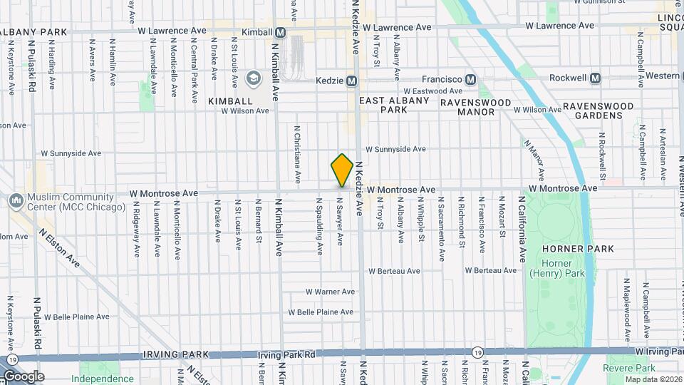 3227 W Montrose Ave Map and Location Details