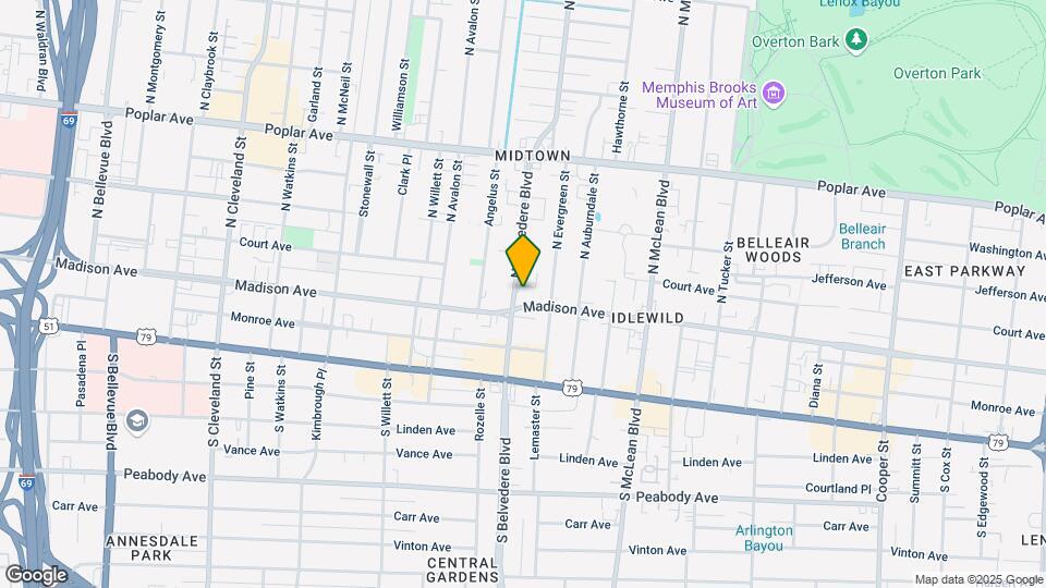 20-24 N Belvedere Blvd Mapa y Detalles de la Ubicación