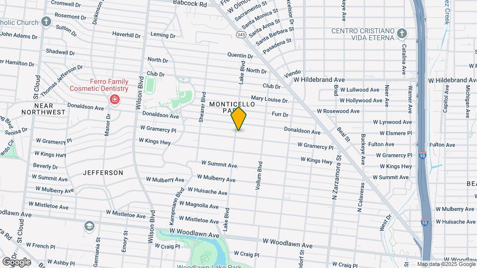 2053 W Gramercy Pl Map and Location Details