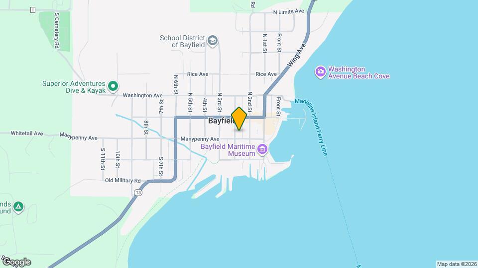 34 S Broad St Rentals in Bayfield, WI