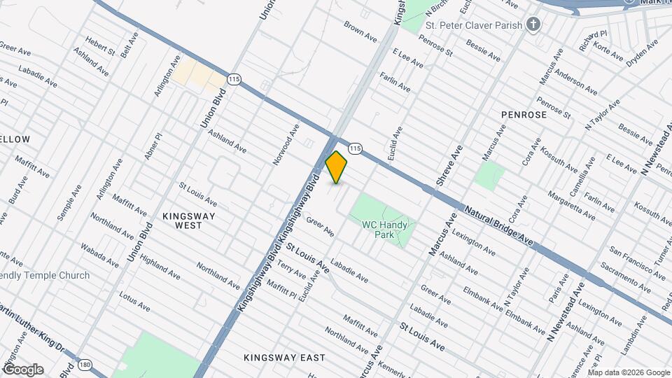 3334 Aubert Ave Map and Location Details