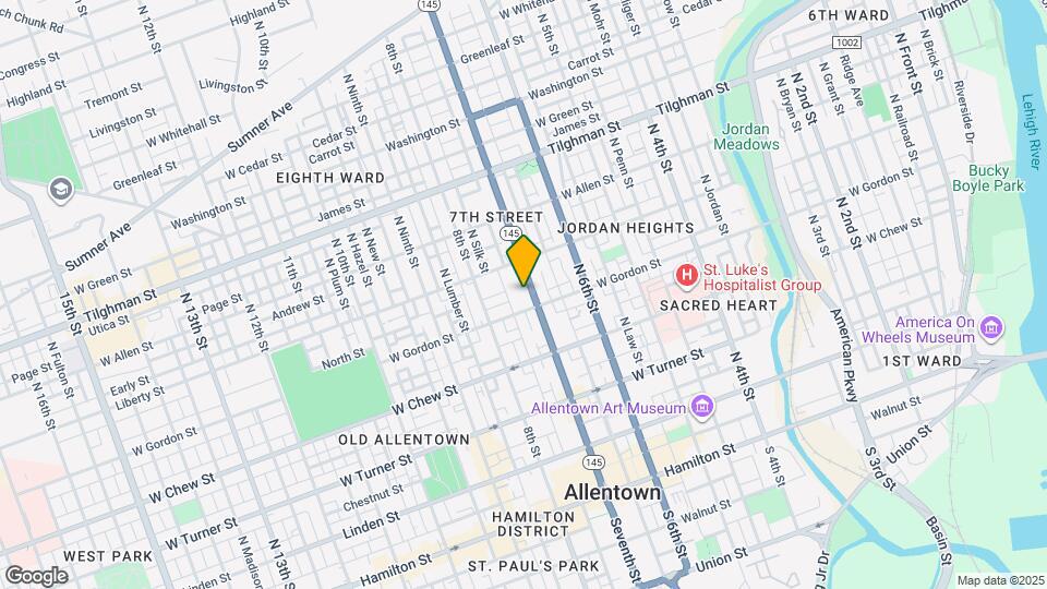 416 N 7th St Mapa y Detalles de la Ubicación