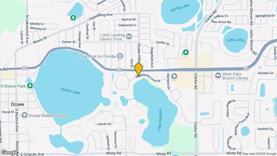 1113 Hawthorne Cove Dr Map and Location Details