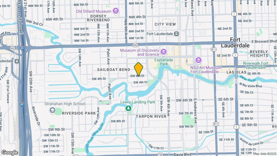 400 SW 8th St Map and Location Details