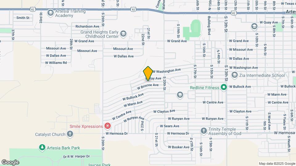 2110 W Briscoe Ave Map and Location Details
