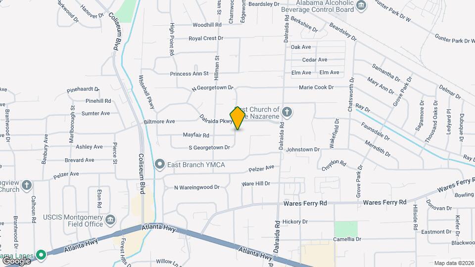 610 S Georgetown Dr Map and Location Details