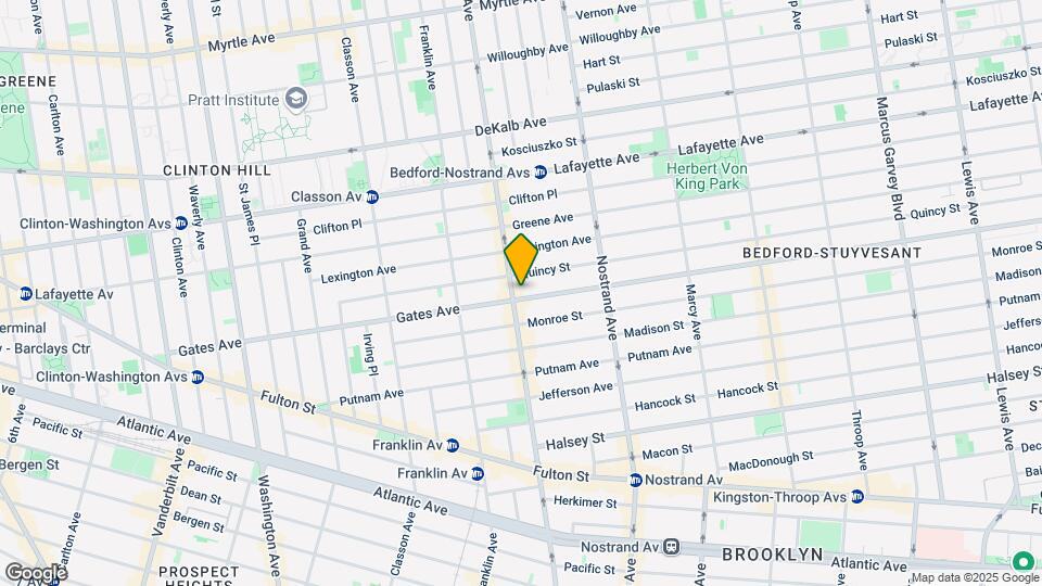 329 Gates Ave Mapa y Detalles de la Ubicación
