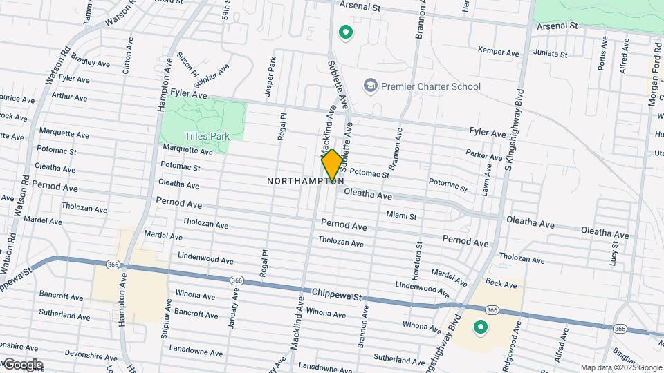3433 Sublette Ave Map and Location Details