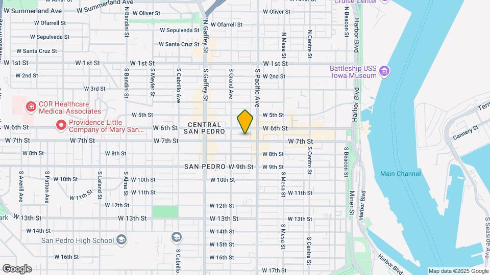 546 W 7th St Map and Location Details