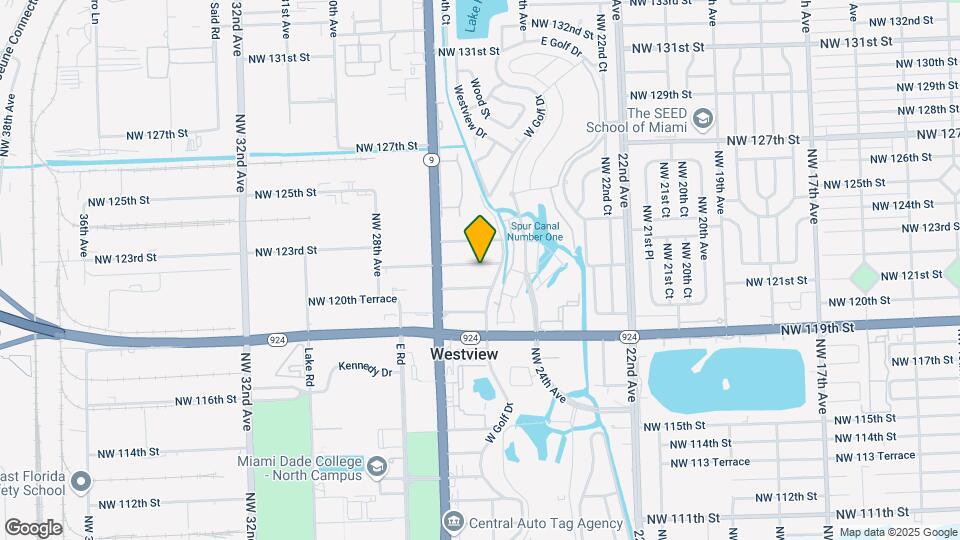 2500 NW 122nd St Map and Location Details