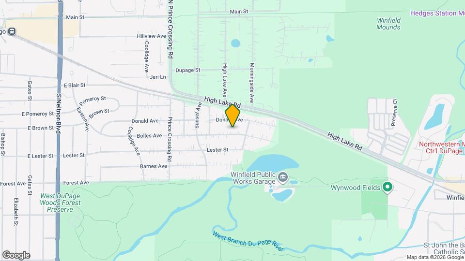 28W560 Bolles Ave Map and Location Details