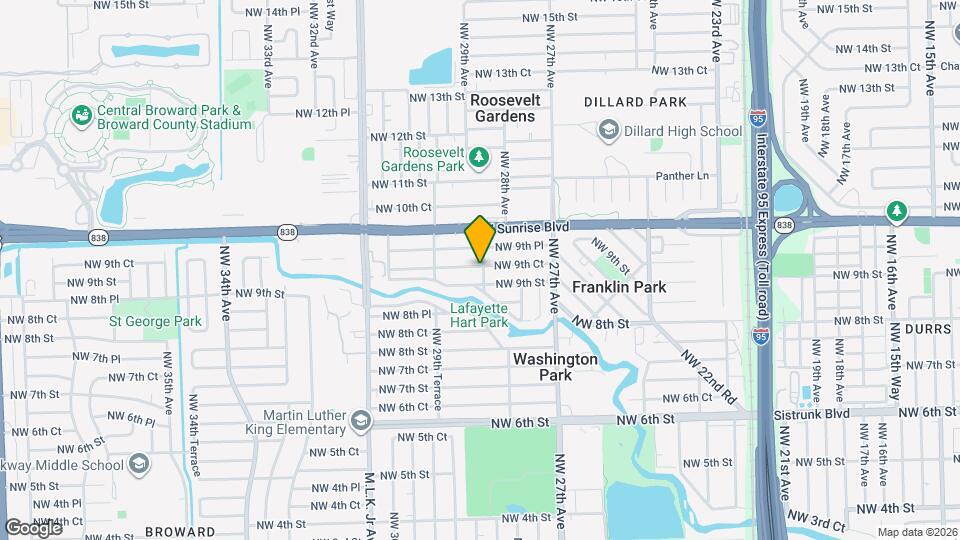 2810 NW 9th Ct Map and Location Details