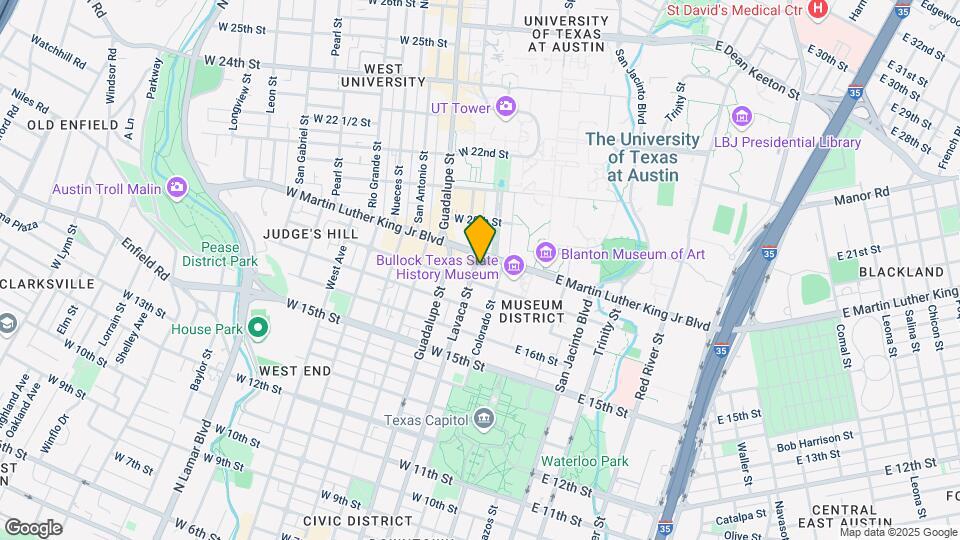 1801 Lavaca St, Unit 8B Map and Location Details