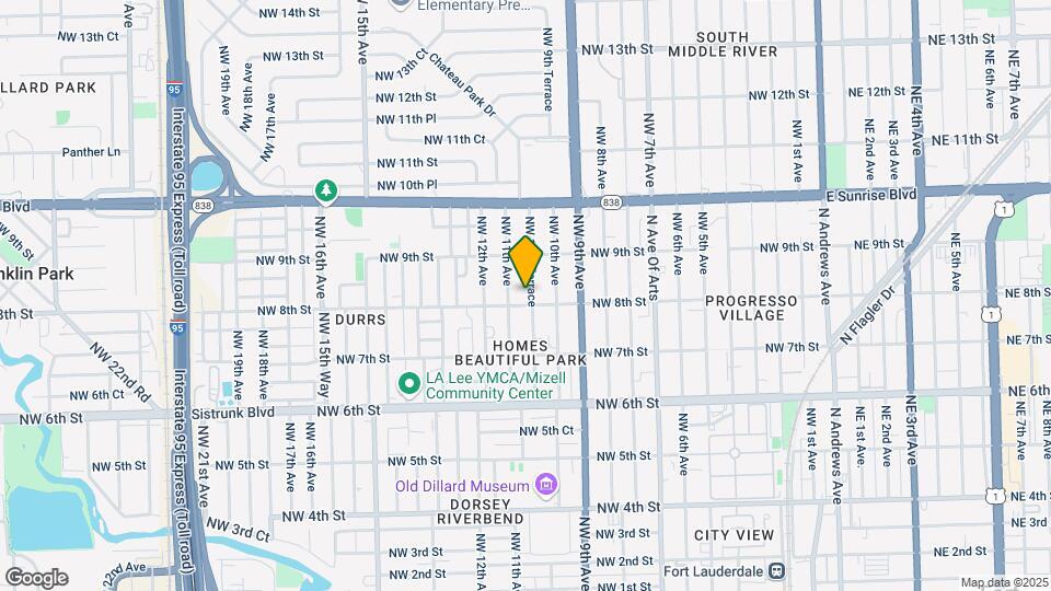 805-809 NW 10th Ter Mapa y Detalles de la Ubicación