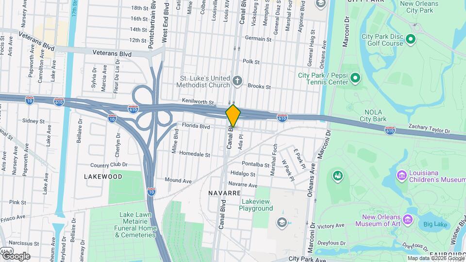 5653 Canal Blvd Mapa y Detalles de la Ubicación