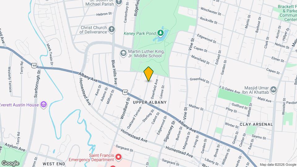 138 Oakland Ter Map and Location Details