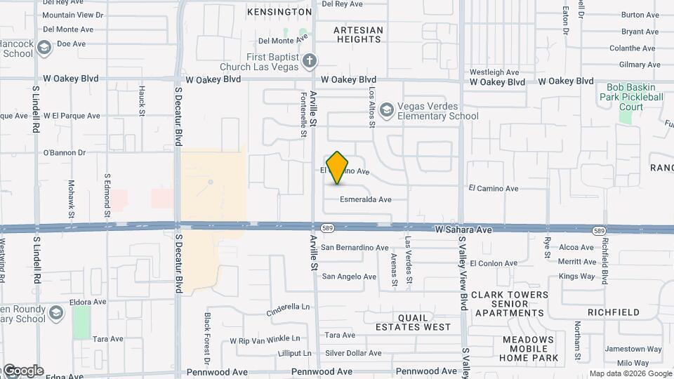 4305 Via Olivero Ave Map and Location Details