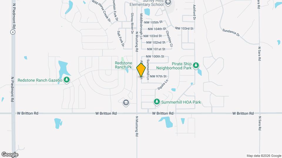 9708 Allie Hope Ln Map and Location Details
