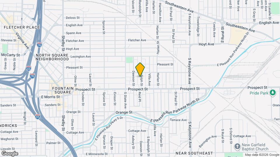 1020-1022 S Randolph St Map and Location Details