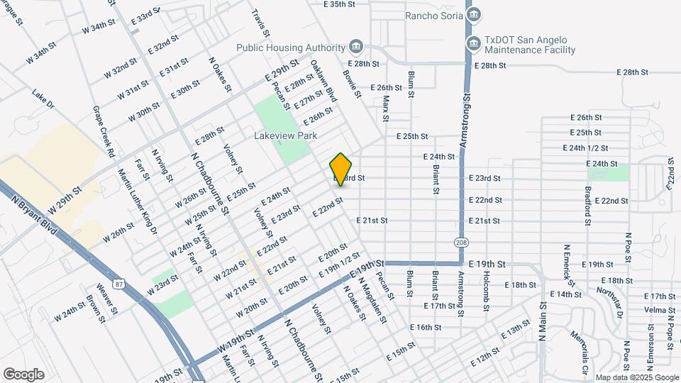 306 E 22nd St Map and Location Details