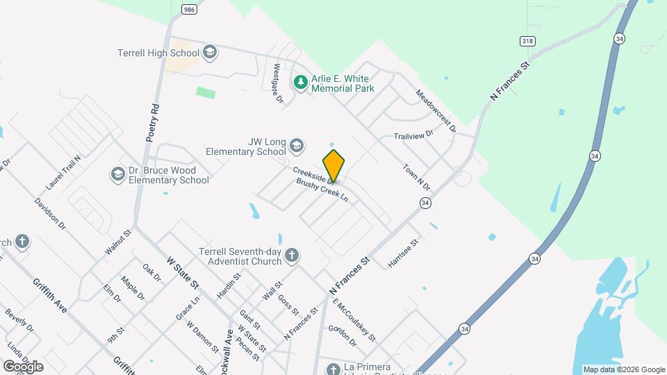 114 Brushy Creek Ln Map and Location Details