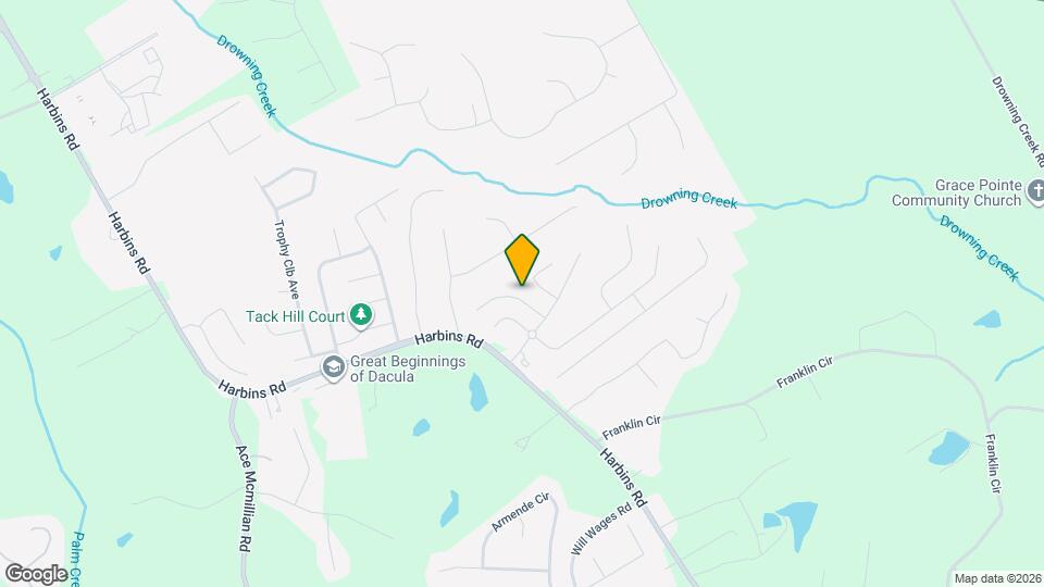 1404 Slate Bend Dr Map and Location Details