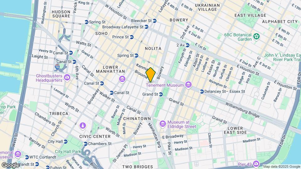 122 Elizabeth St Mapa y Detalles de la Ubicación