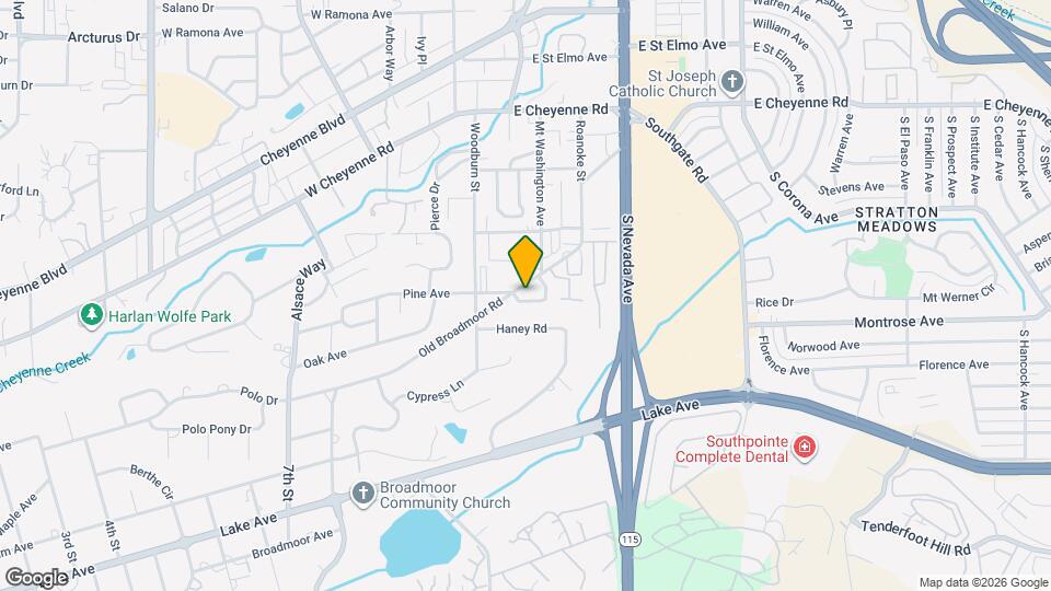 59 W Old Broadmoor Rd Map and Location Details