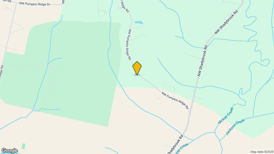 13235 NW Pumpkin Ridge Rd Mapa y Detalles de la Ubicación