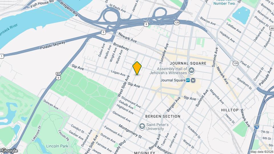 76 Corbin Ave Map and Location Details