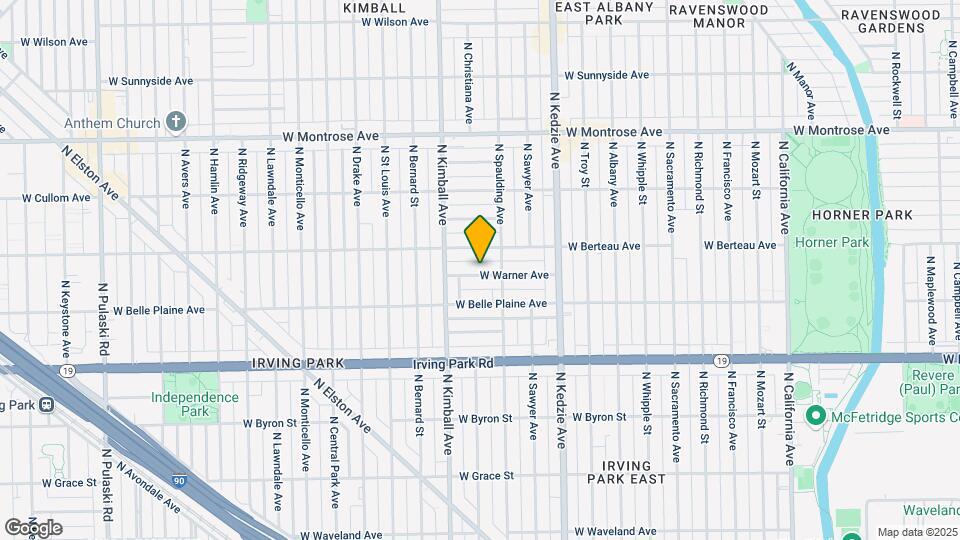 3320 W Warner Ave Map and Location Details