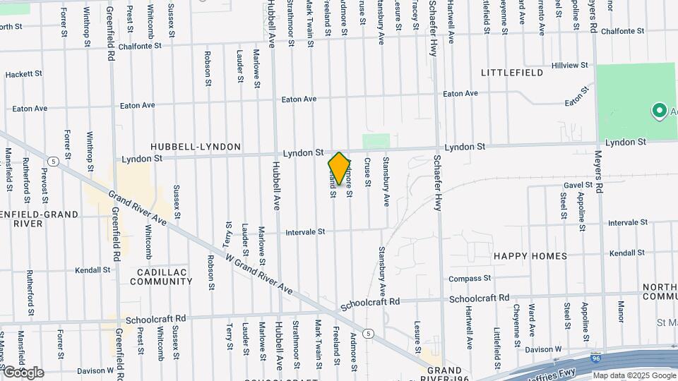 14330 Freeland St Map and Location Details