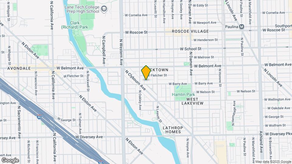 2238 W Barry Ave Map and Location Details