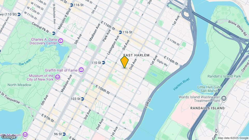 238 E 111th St Mapa y Detalles de la Ubicación