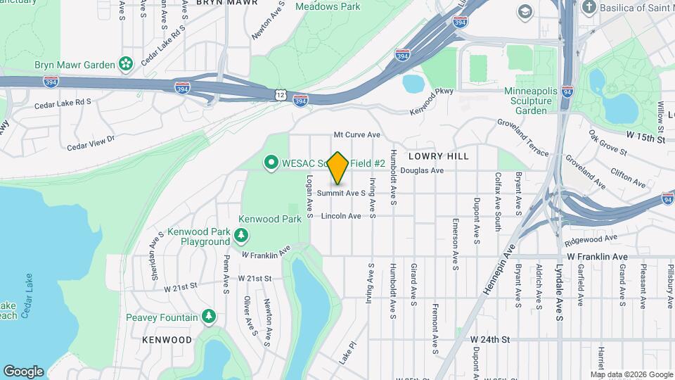 1724 Summit Ave S Mapa y Detalles de la Ubicación