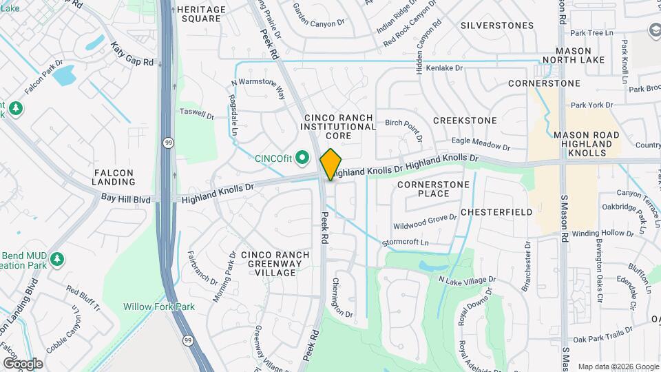1606 Barrington Hills Ln Map and Location Details