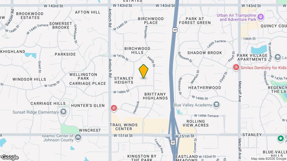 14720 Goodman St Map and Location Details