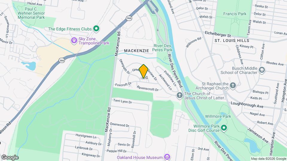 6915 Foxcroft Dr Mapa y Detalles de la Ubicación