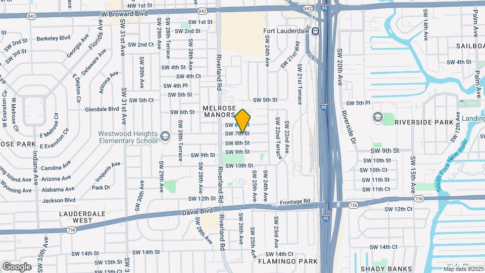 2600 SW 7th St Map and Location Details