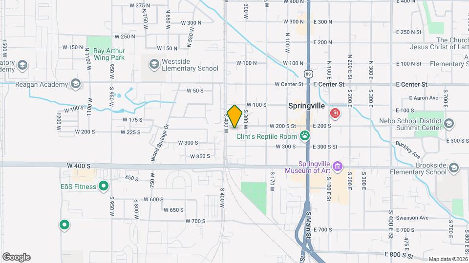357 S 200 W St Map and Location Details
