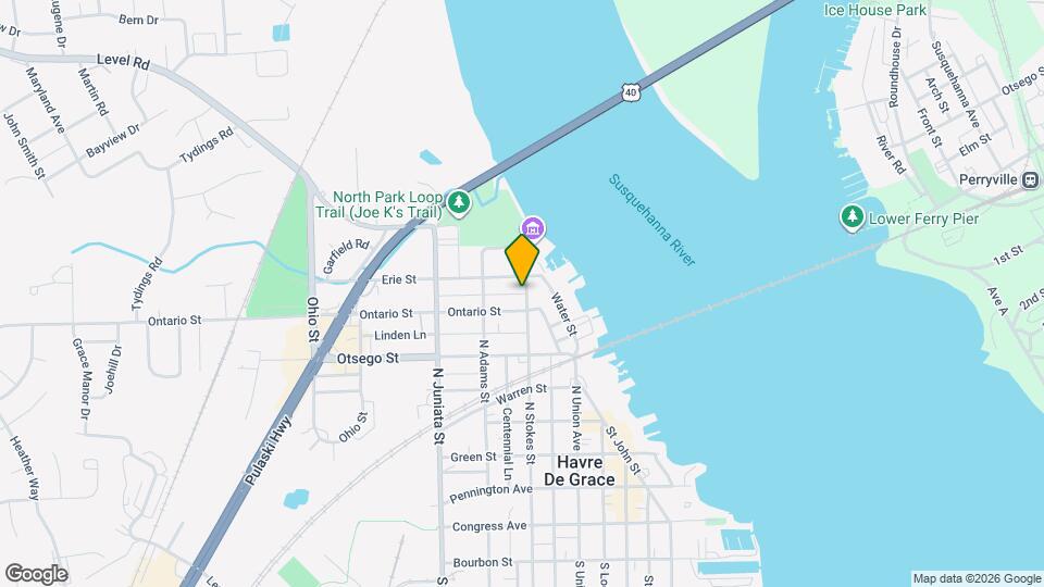 718 N Stokes St, Unit Apt. C Map and Location Details