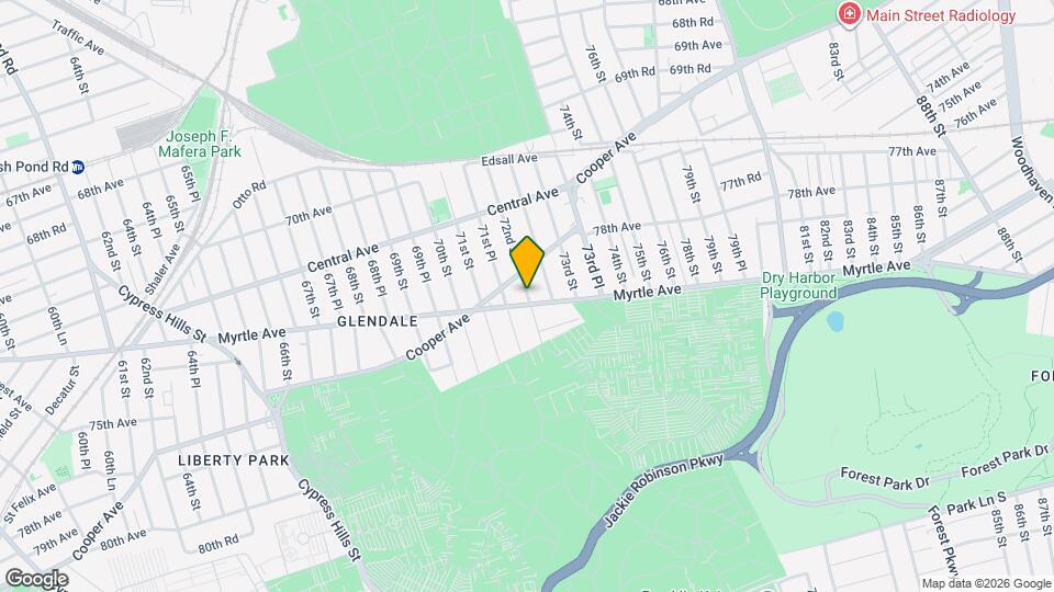 7147 Myrtle Ave Map and Location Details