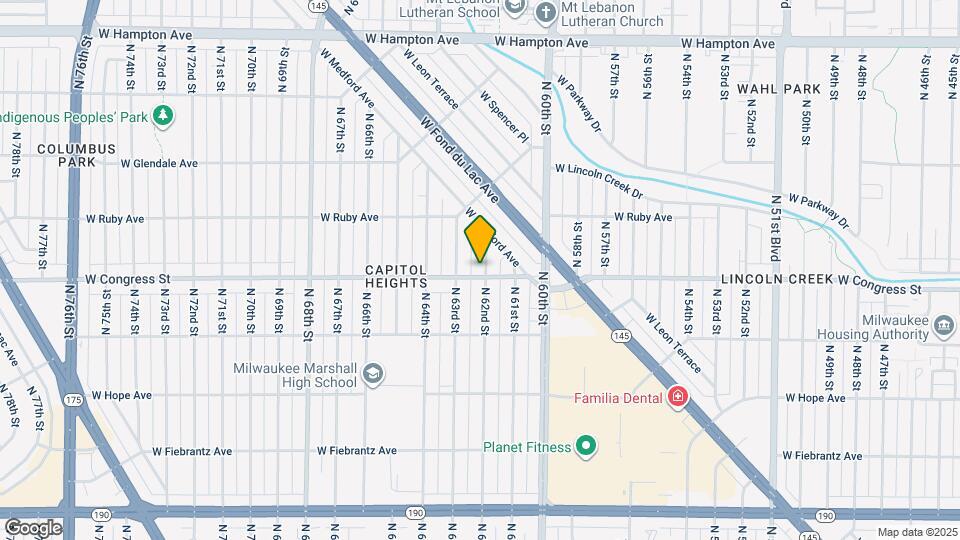 4407 N 62nd St Map and Location Details