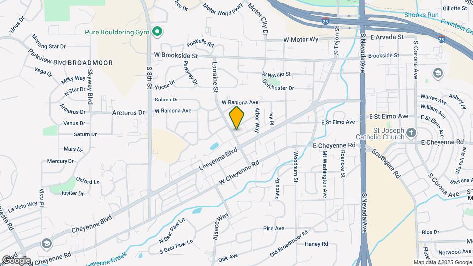 1711 Lorraine St Map and Location Details
