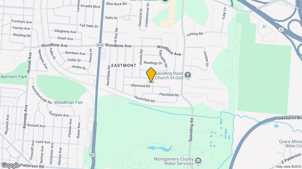 1619 Townsley Rd Map and Location Details