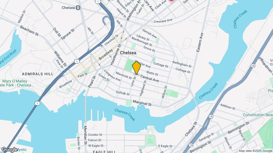 99 Central Ave, Unit 1 Map and Location Details