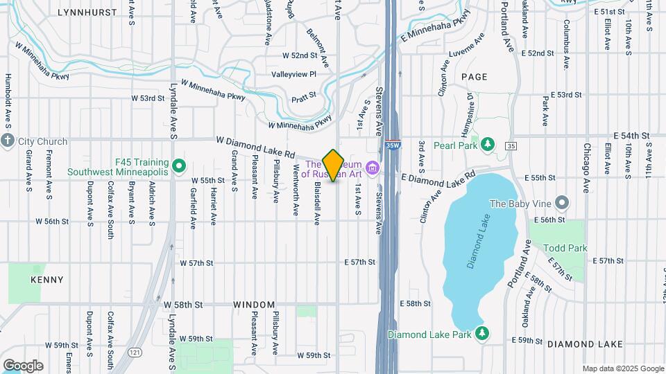 5508-5516 Nicollet Ave Map and Location Details