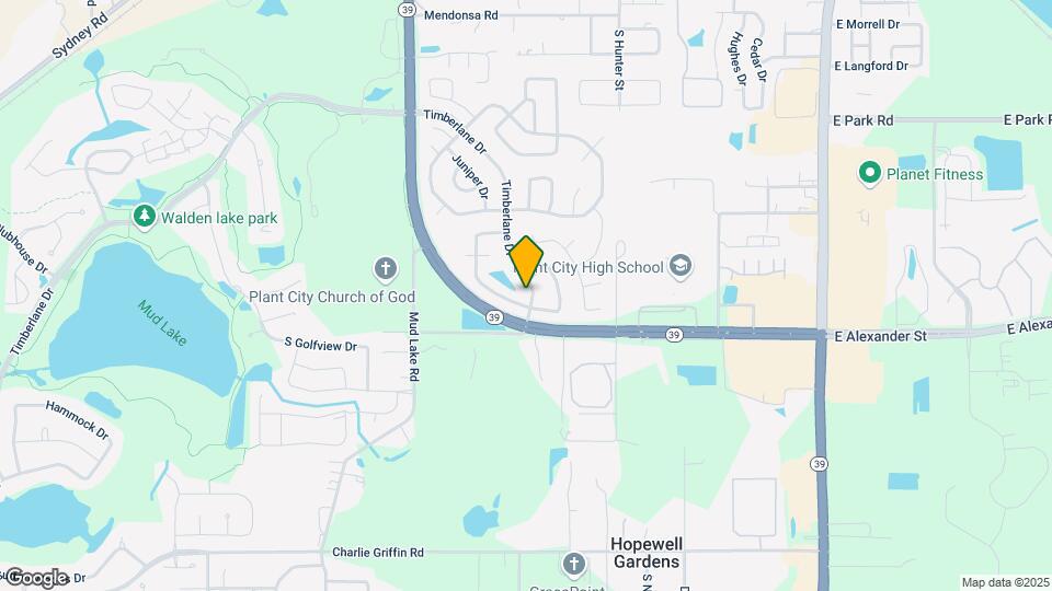 2501 E Timberlane Dr Map and Location Details