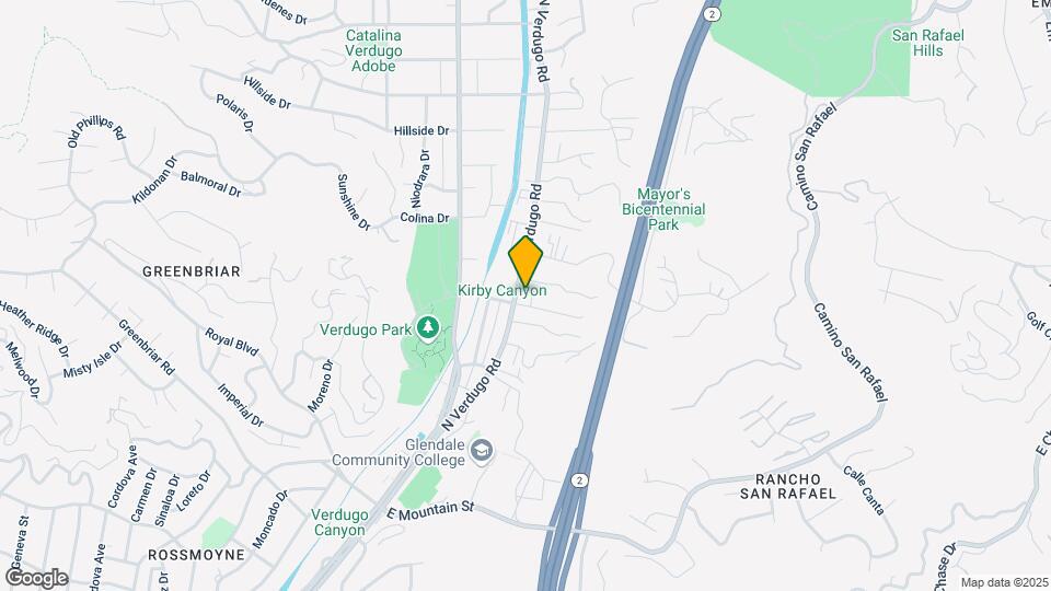 1702 Verdugo Rd Map and Location Details